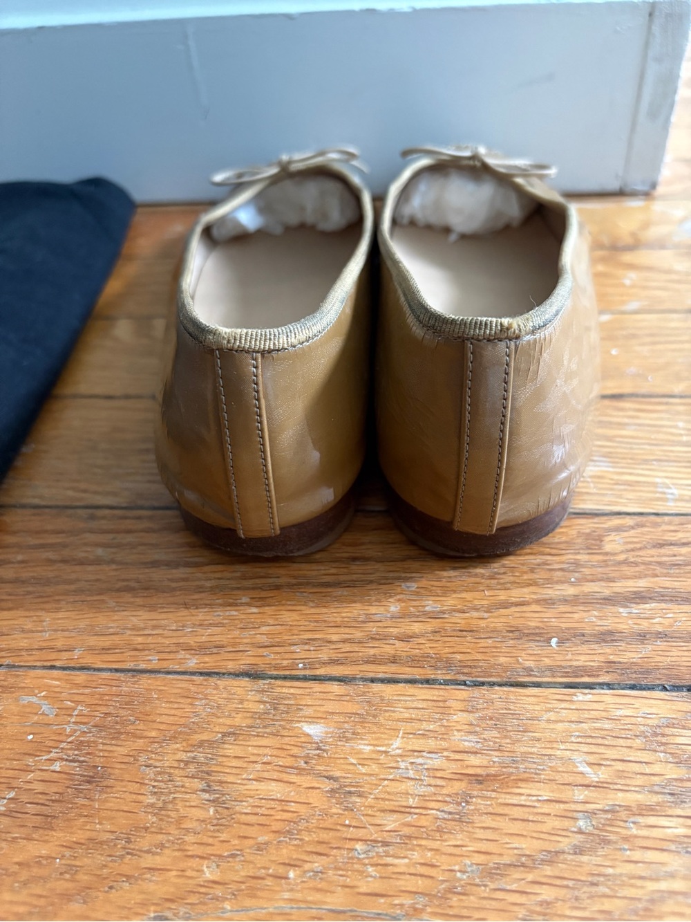 Chanel ballerinas ballet flats gold beige EU38.5 - Picture 6 of 14